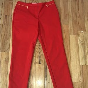 Calvin Klein bright red pants